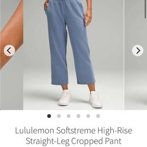 Lululemon 25” Softstreme Pants